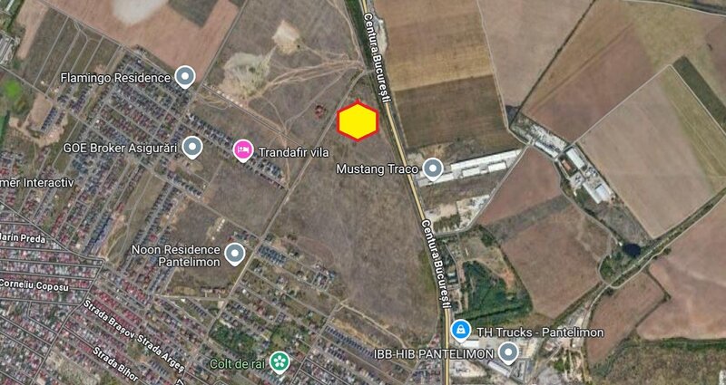 Pantelimon, Centura Bucuresti, teren 2.500 mp, D- 20ml, intravilan conf Noul PUG